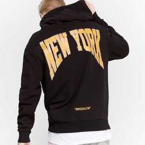 NWT Corella Brooklyn NY Black Hoodie sz XL -G9